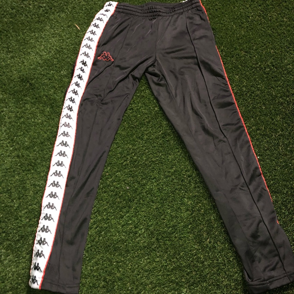 Black red Kappa sweats